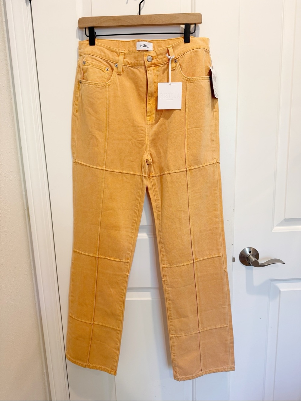 PISTOLA Cassie Super High Rise Straight Jeans Nectar NWT size 29 - Picture 4 of 11